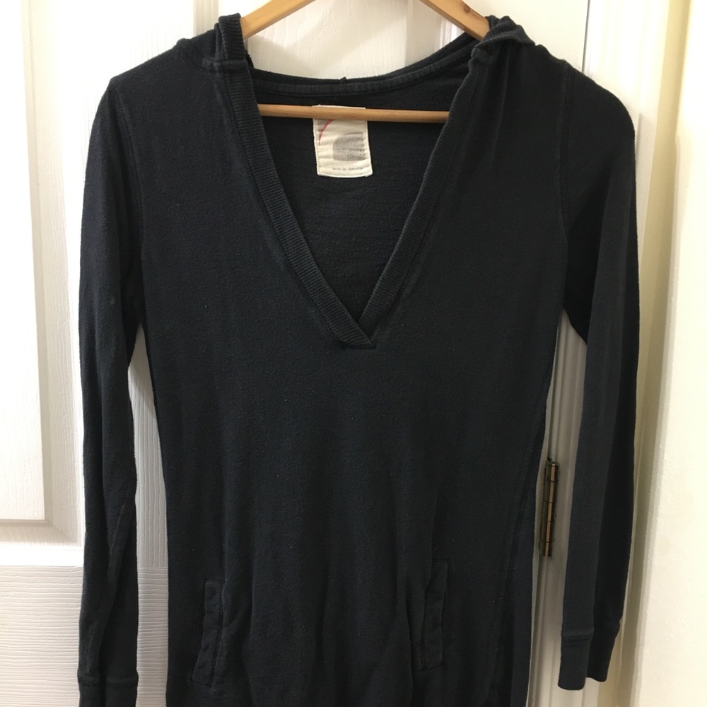 EUC Women’s Small Black Old Navy Hooded Sweater